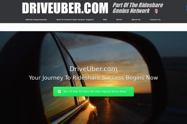 Vantage theme site design template sample