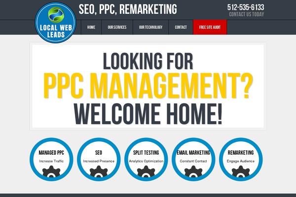 drivinglocalleads.com site used Ppc