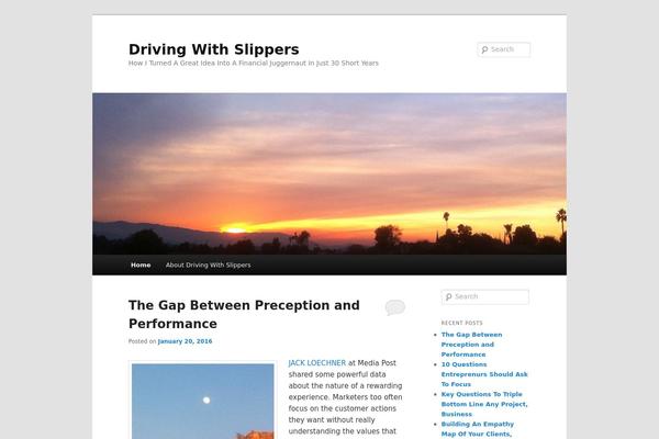 Twenty Eleven theme site design template sample