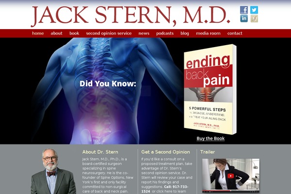 drjackstern.com site used Stern-j