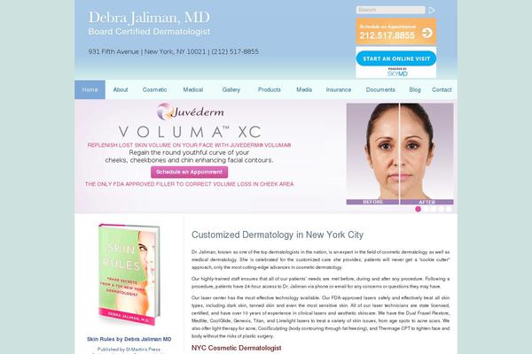 drjaliman.com site used Debra-jaliman
