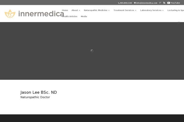 drjasonlee.com site used Divi-child-innermedica
