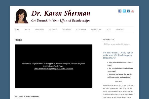 drkarensherman.com site used Elated