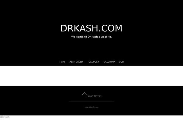 drkash.com site used Parallax