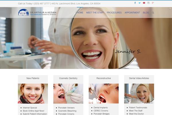 WordPress website example screenshot