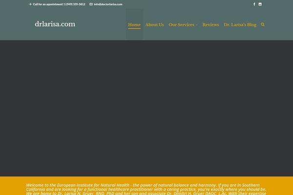 WordPress website example screenshot