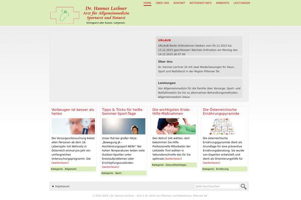 Medical-care theme site design template sample