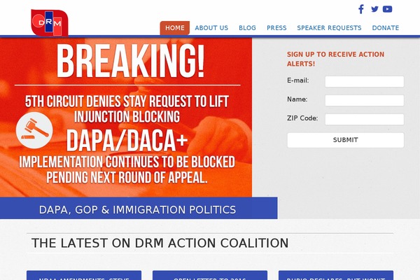 drmactioncoalition.org site used Drm2015
