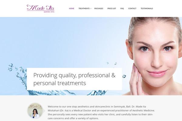 Care theme site design template sample