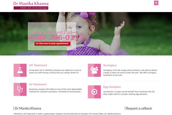 Clinico theme site design template sample