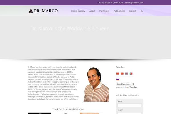 Avada theme site design template sample