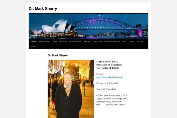 Twenty Ten theme site design template sample