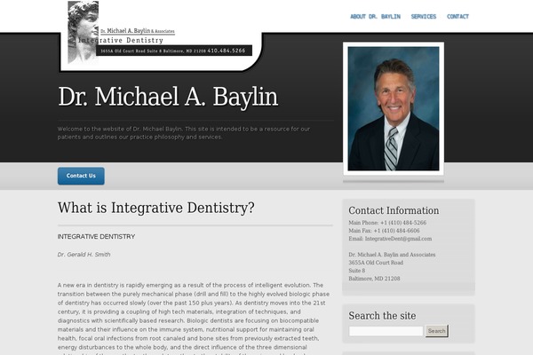 WordPress website example screenshot