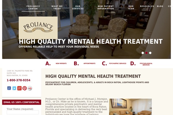 MentalPress theme site design template sample