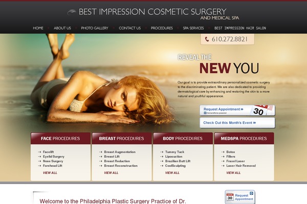 WordPress website example screenshot