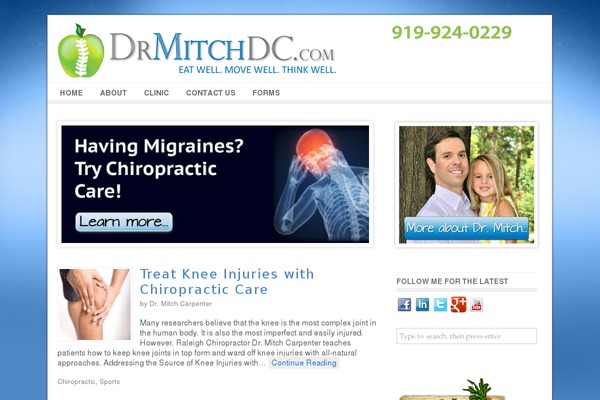 WordPress website example screenshot