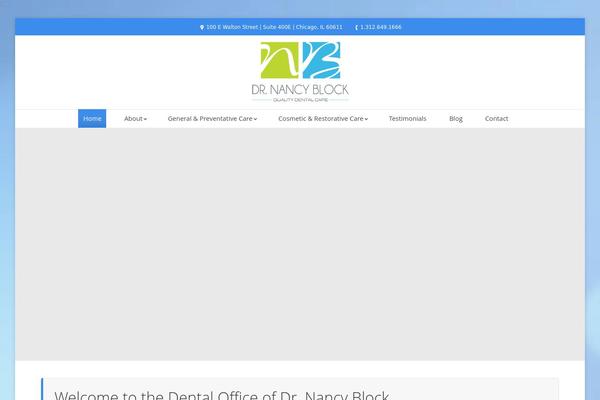 The7 theme site design template sample