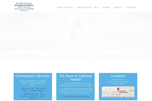 Medical-pro-child theme site design template sample