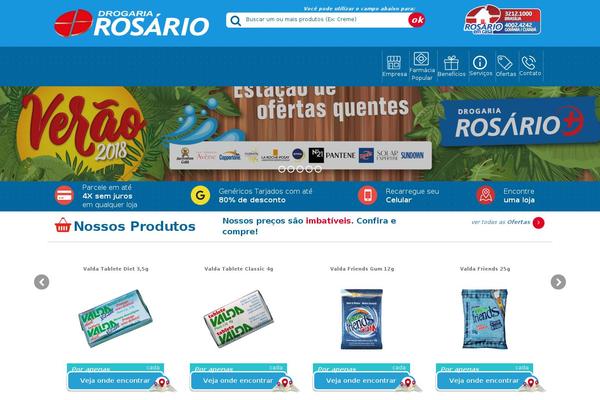 drogariarosario.com.br site used WordPress
