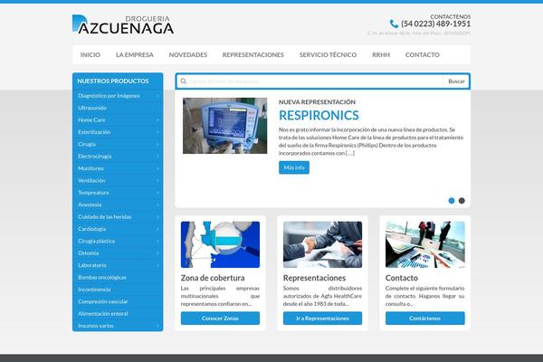 drogueriaazcuenaga.com.ar site used Drogueria-theme