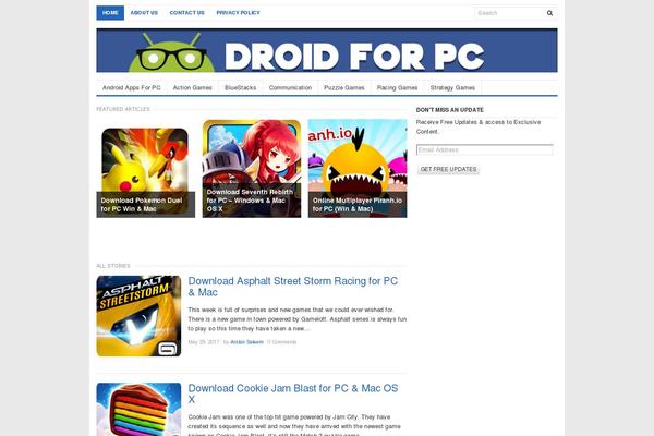 droidforpc.com site used Softforpc