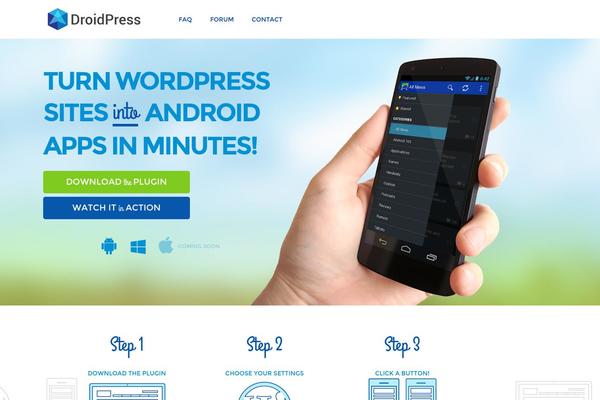 droidpress.com site used Appetize