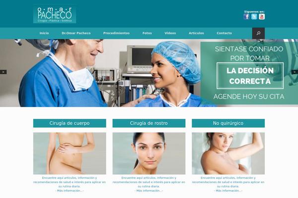 Vantage theme site design template sample