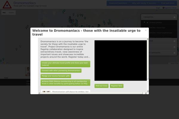 dromomaniacs.com site used Dromomania