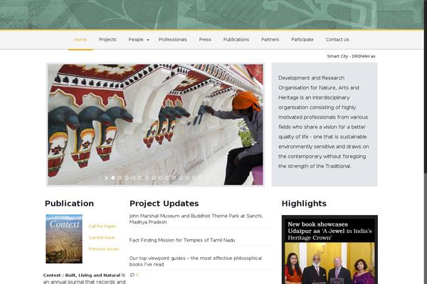 WordPress website example screenshot