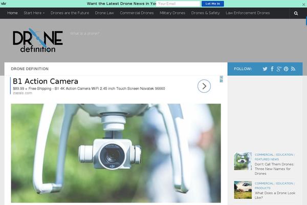 dronedefinition.com site used Curation-hue