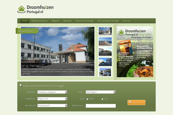 RealEstate theme site design template sample