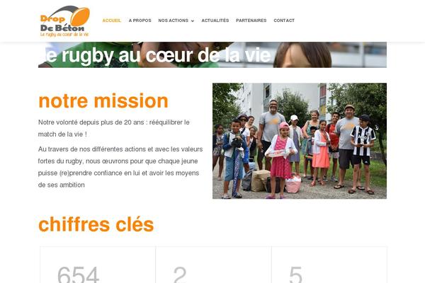 drop-de-beton.fr site used Charity Hub v1.05