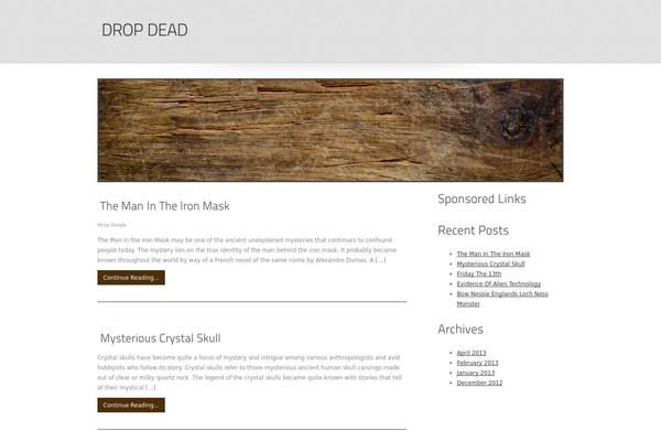 WordPress website example screenshot