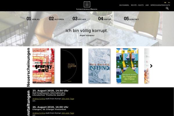 droschl.com site used Droschl