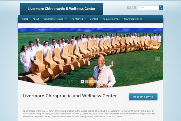 Wellness theme site design template sample