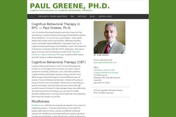 Twenty Sixteen theme site design template sample