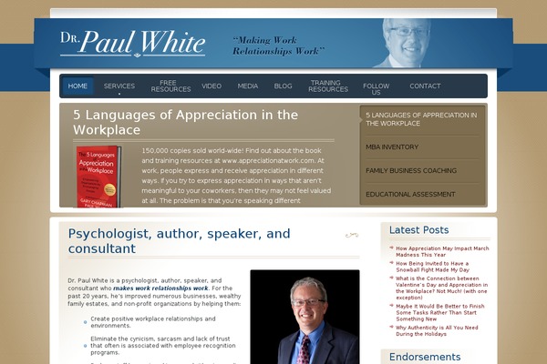 drpaulwhite.com site used Paul