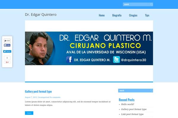 WordPress website example screenshot