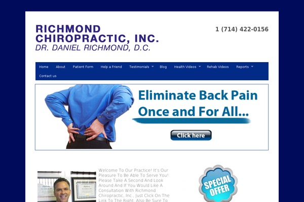 drrichmondpainrelief.com site used Cleaner1.09