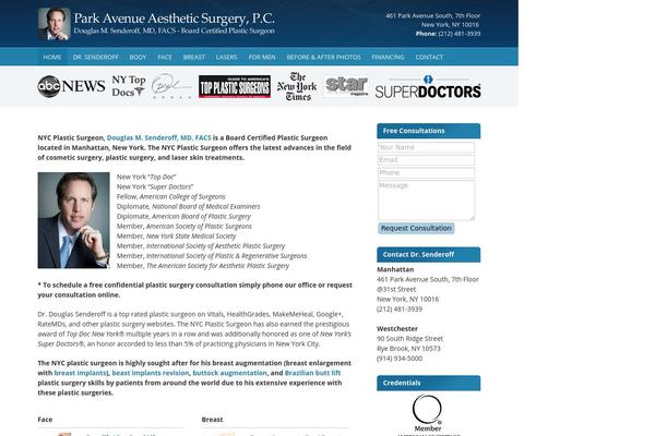 Avada theme site design template sample
