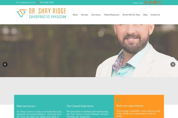 HealthCenter theme site design template sample