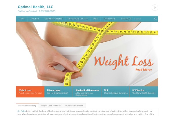 HealthPress theme site design template sample