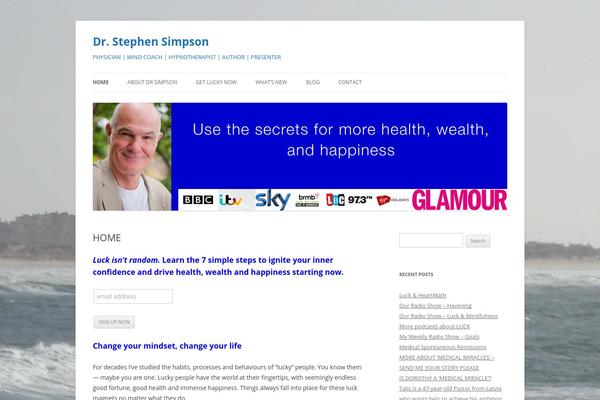 Twenty Fourteen theme site design template sample