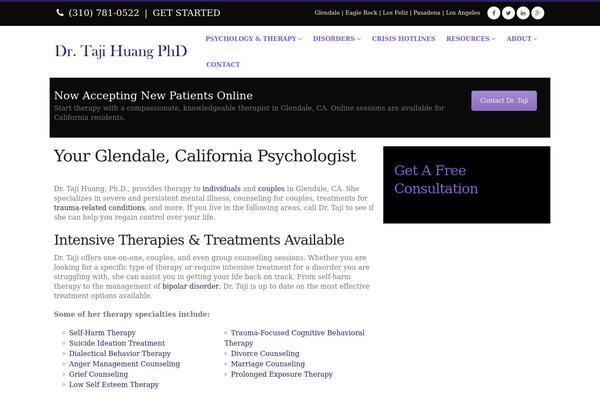 WordPress website example screenshot