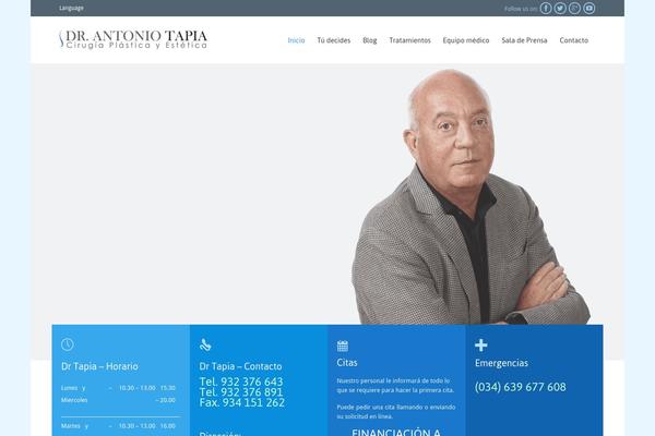 HealthCenter theme site design template sample