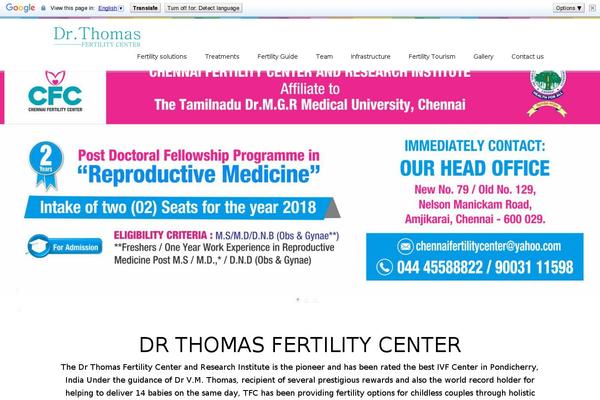 drthomasfertilitycenter.com site used Dr-thomas-fertility-center