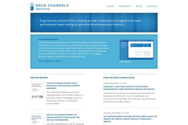 drugchannelsinstitute.com site used Dci_build