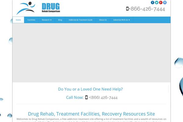 drugrehabcomparison.com site used Healthcentre-pro-child
