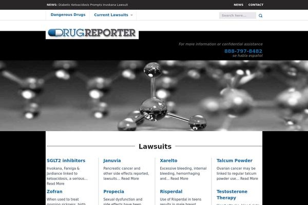drugreporter.com site used Sanders-theme