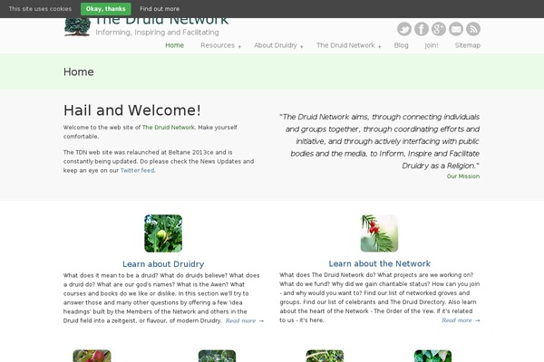 druidnetwork.org site used uDesign